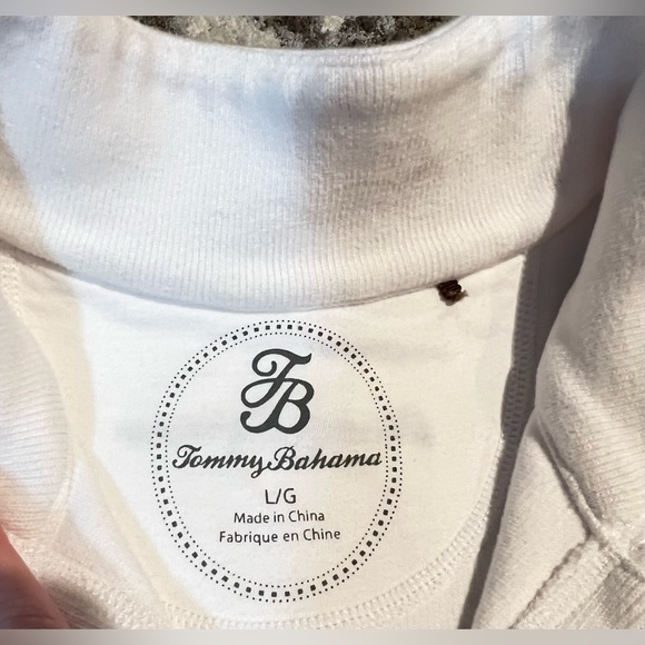 Tommy Bahama half zip 
 ￼ - Picture 3 of 6